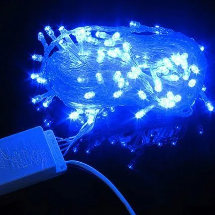 blue led general christmas string lights