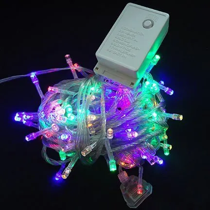 multicolor led string lights with controller