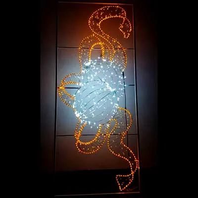 Christmas LED pole mounted lights