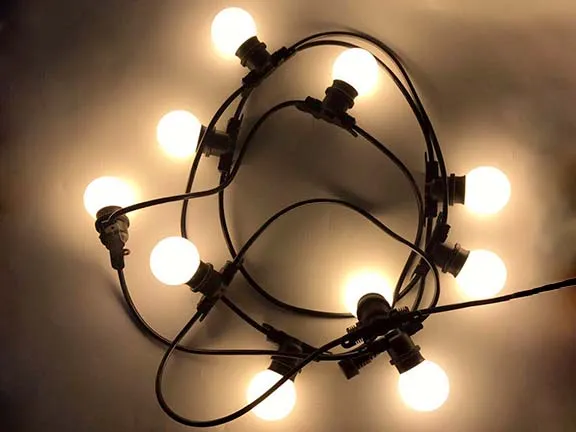 Commercial string lights