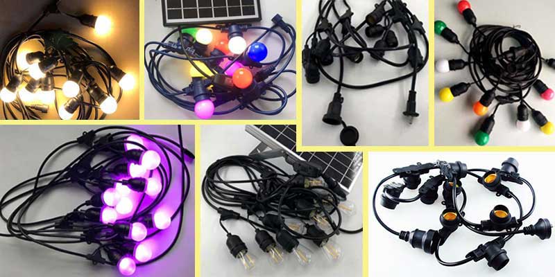 LED Festoon lighting outdoor deco