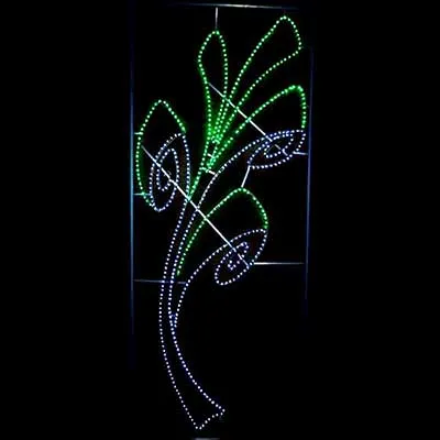 LED rope motif silhouettes pole mounted lights si