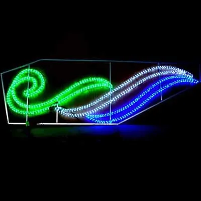 across-street rope motif lights