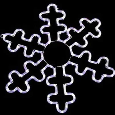 LED snowflake lights Rope motif