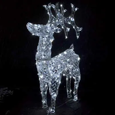 standing shining reindeer Christmas lights