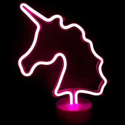 LED neon Unicorn lights