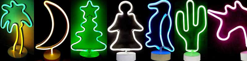 small LED neon novelty lights bedroom night lamp Home decor