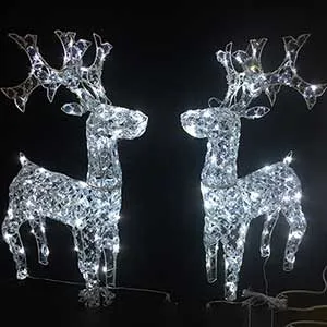 lighted reindeer lights LED Christmas deer