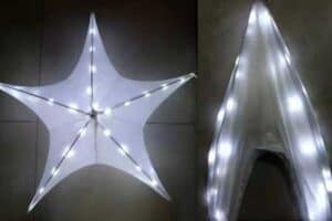 LED star lights for Christmas