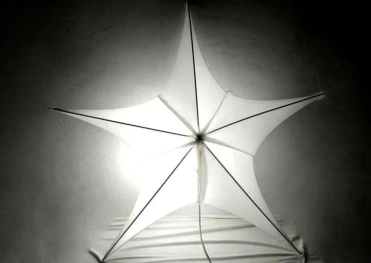 foldable Christmas star lights