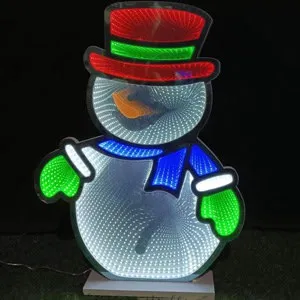 Factory supply snowman infinity lights