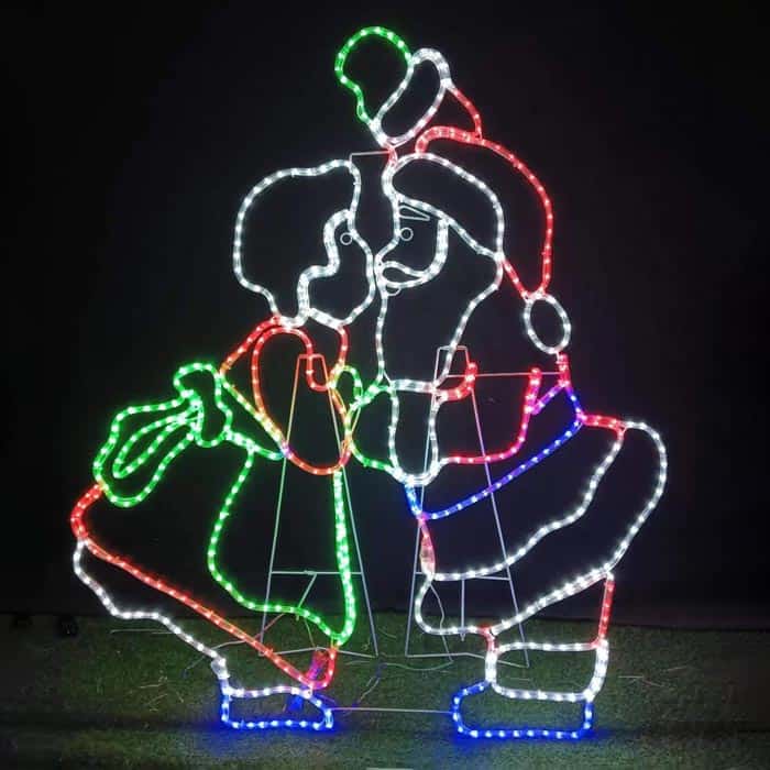 Rope Lights motif LED Santa Claus kiss