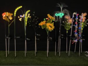 Group photo of stake lights