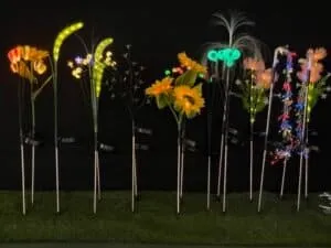 Group photo of stake lights