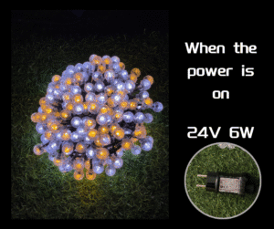 Turn on the ball lamp