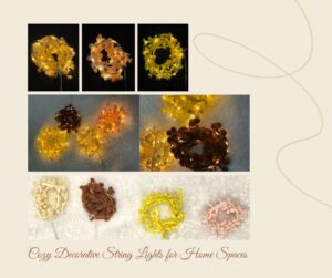 Cozy Decorative String Lights for Home Spaces 1