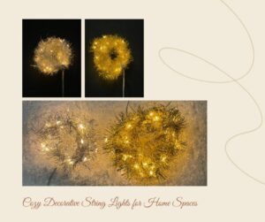 Cozy Decorative String Lights for Home Spaces 3