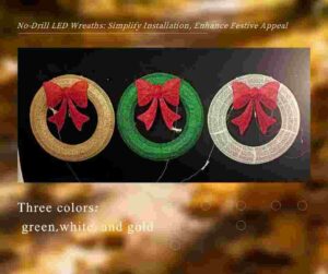No-Drill LED Wreaths 3