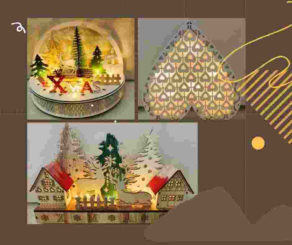 Wooden Decorative Lights 3
