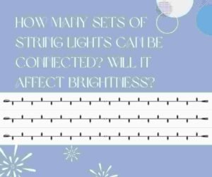 string light connection limit 1