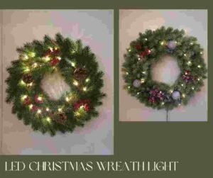 LED Christmas Wreath Light 2