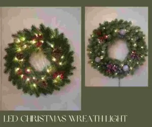 LED Christmas Wreath Light 2