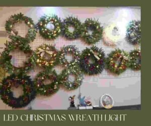 LED Christmas Wreath Light 3