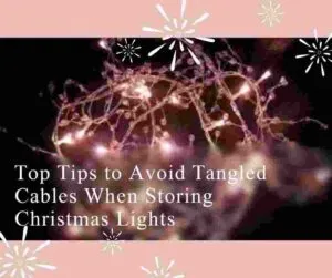 Christmas lights, tangled cables 2