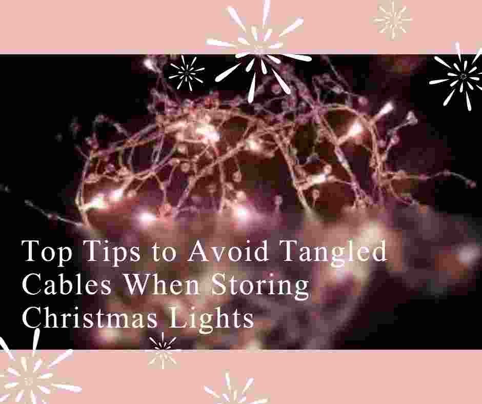 Christmas lights, tangled cables 2